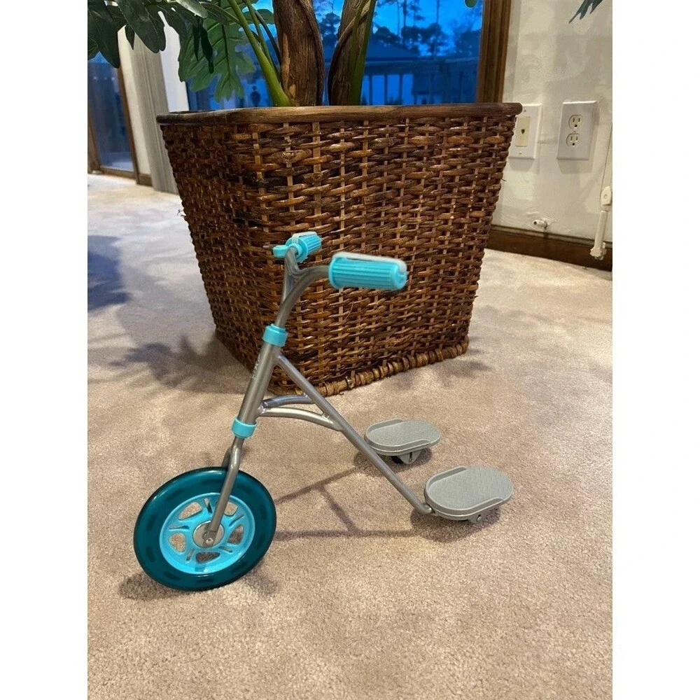 American Girl Sporty Scooter Teal Silver 18 Inch Doll Accessory Retired 2009 New